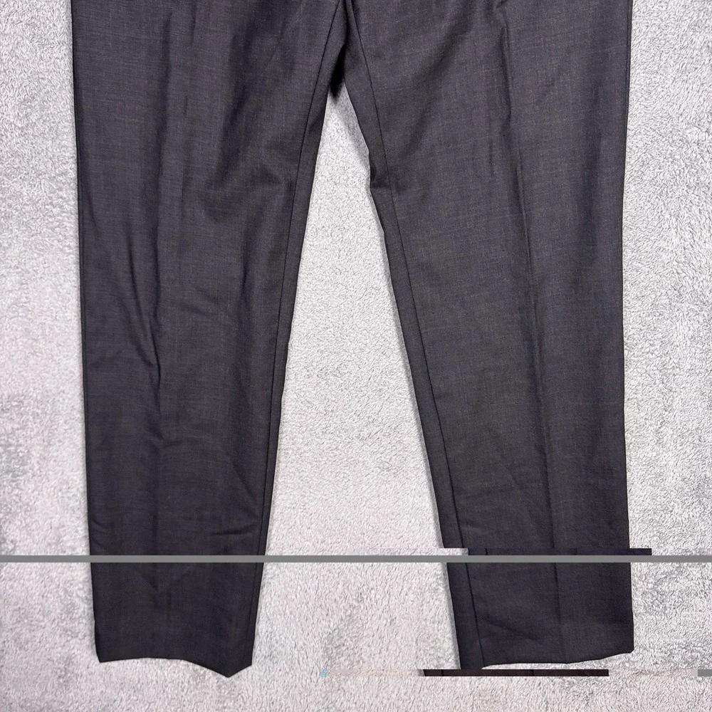 Banana Republic Pants Mens 34x34 100% Wool Charcoal Tailored Slim Fit Trousers